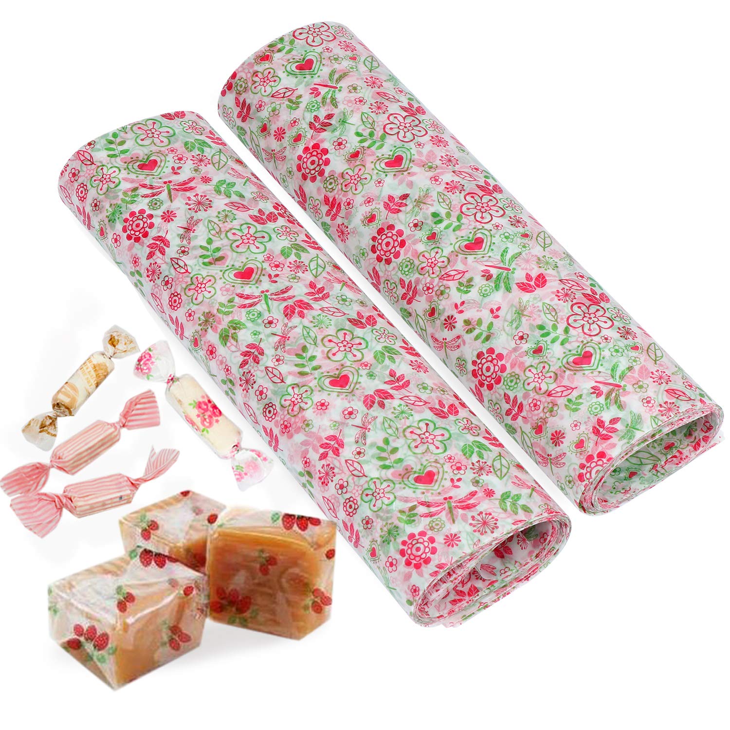 Premium TsunNee Wax Paper for Food Wrapping - 100 Sheets (250x220mm) - Ideal for Cake, Cheese, Gift Wrapping & Kitchen Use | Eco-Friendly Baking, Cooking & Food Storage Solution