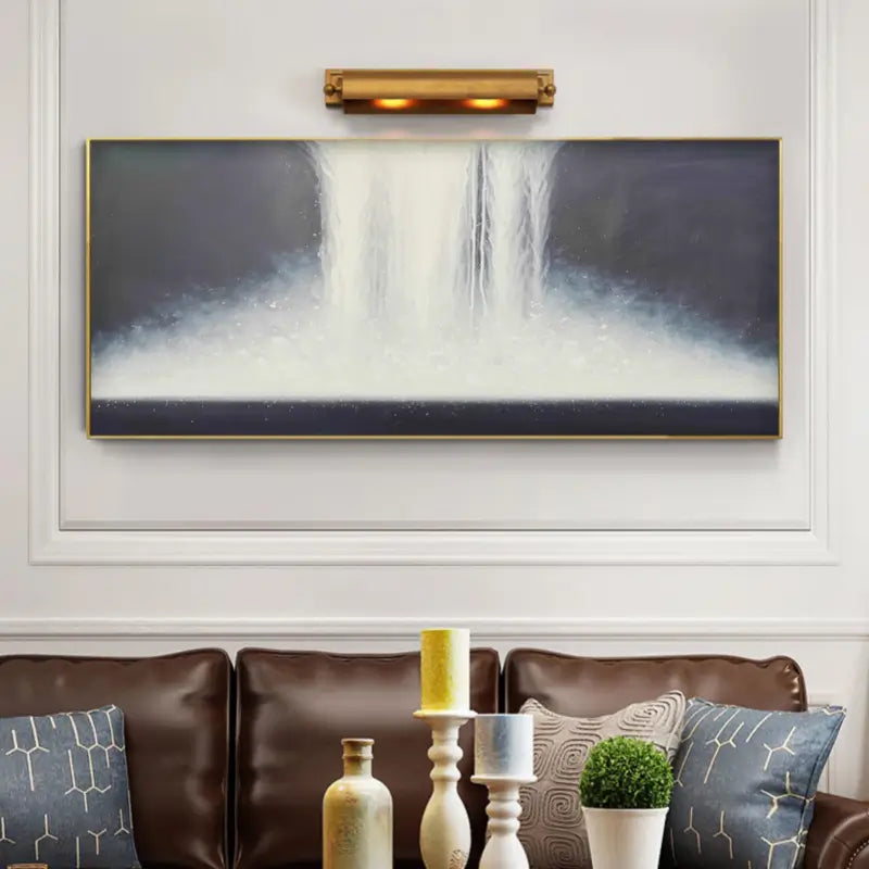 Abstract Painting #AB 007 - Modern Wall Art for Living Room, Bedroom & Office Decor - Handmade Canvas Artwork