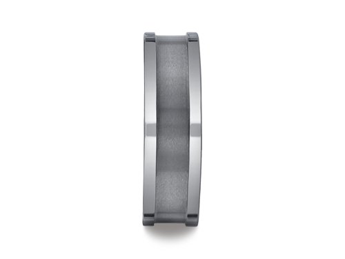 FJC Finejewelers 7mm Comfort Fit Tungsten Carbide Wedding Band for Men - Durable & Scratch-Resistant Ring for Everyday Wear, Anniversary & Special Occasions