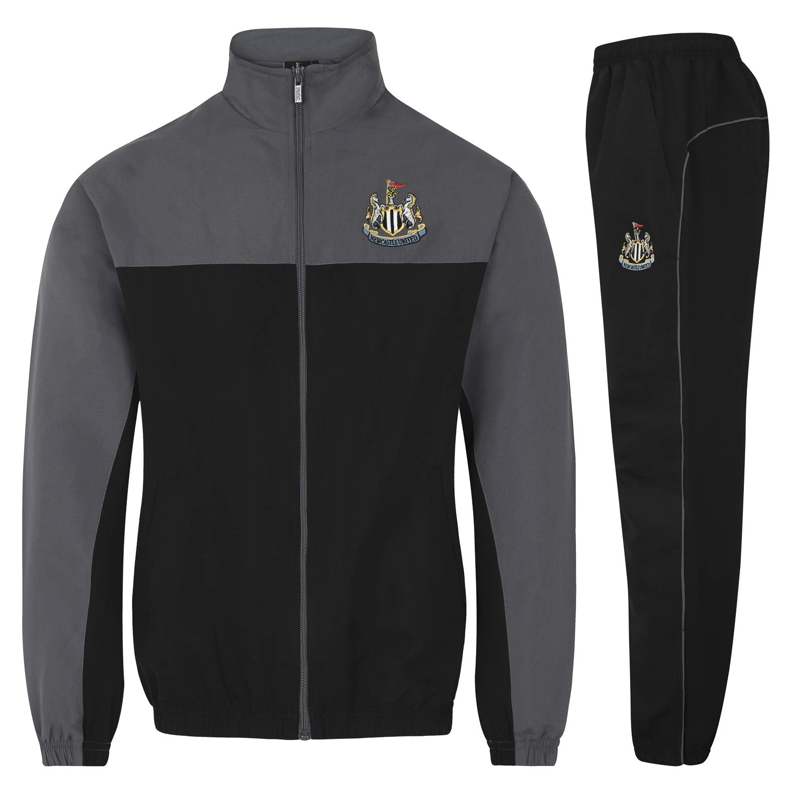 Official Newcastle United FC Soccer Tracksuit Set for Boys - Jersey & Pants Gift for Fans - Perfect for Match Days, Training, and Casual Wear