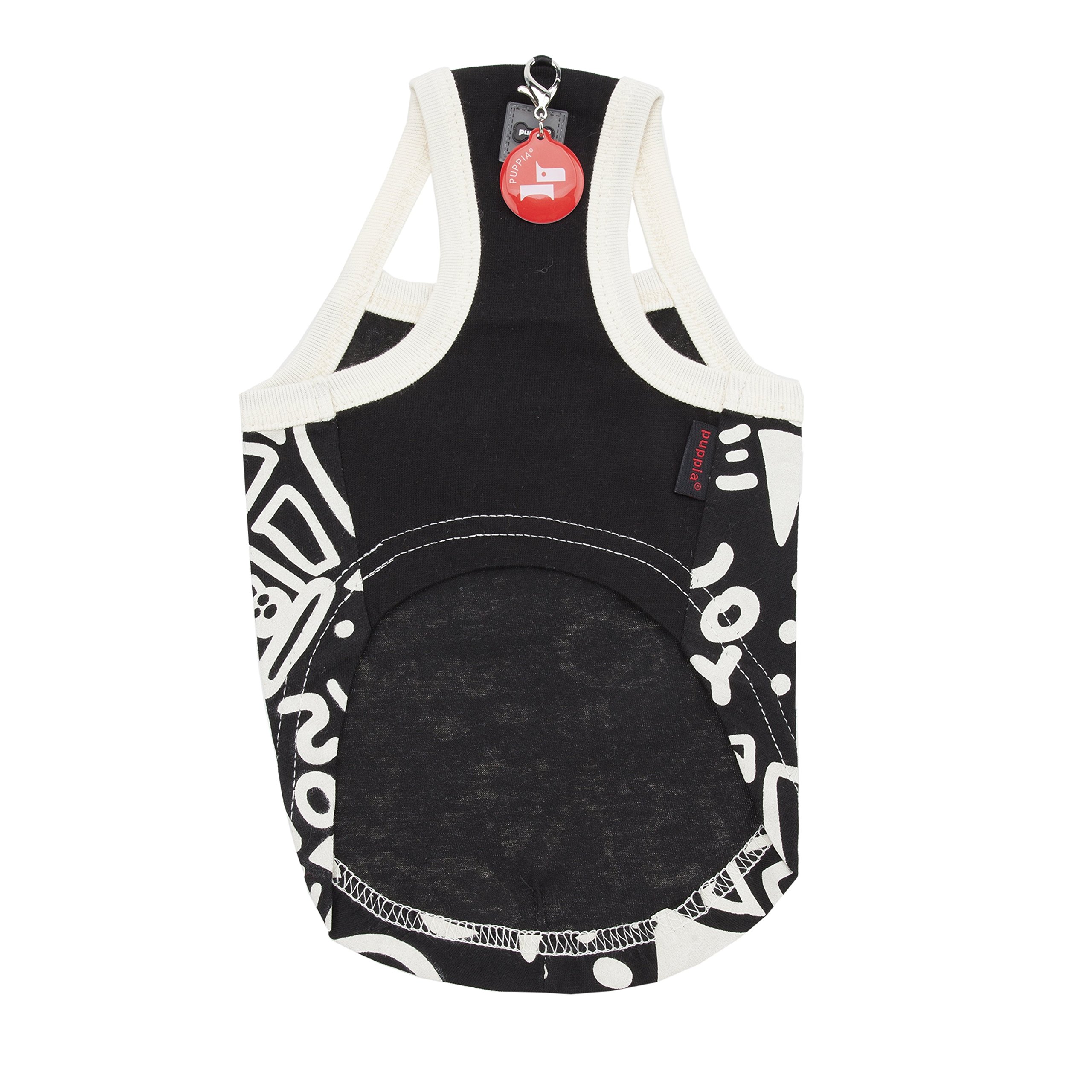 Puppia Rascal Dog Dress - Medium Size Black Pet Clothing for Small Dogs | Perfect for Parties, Photos & Special Occasions