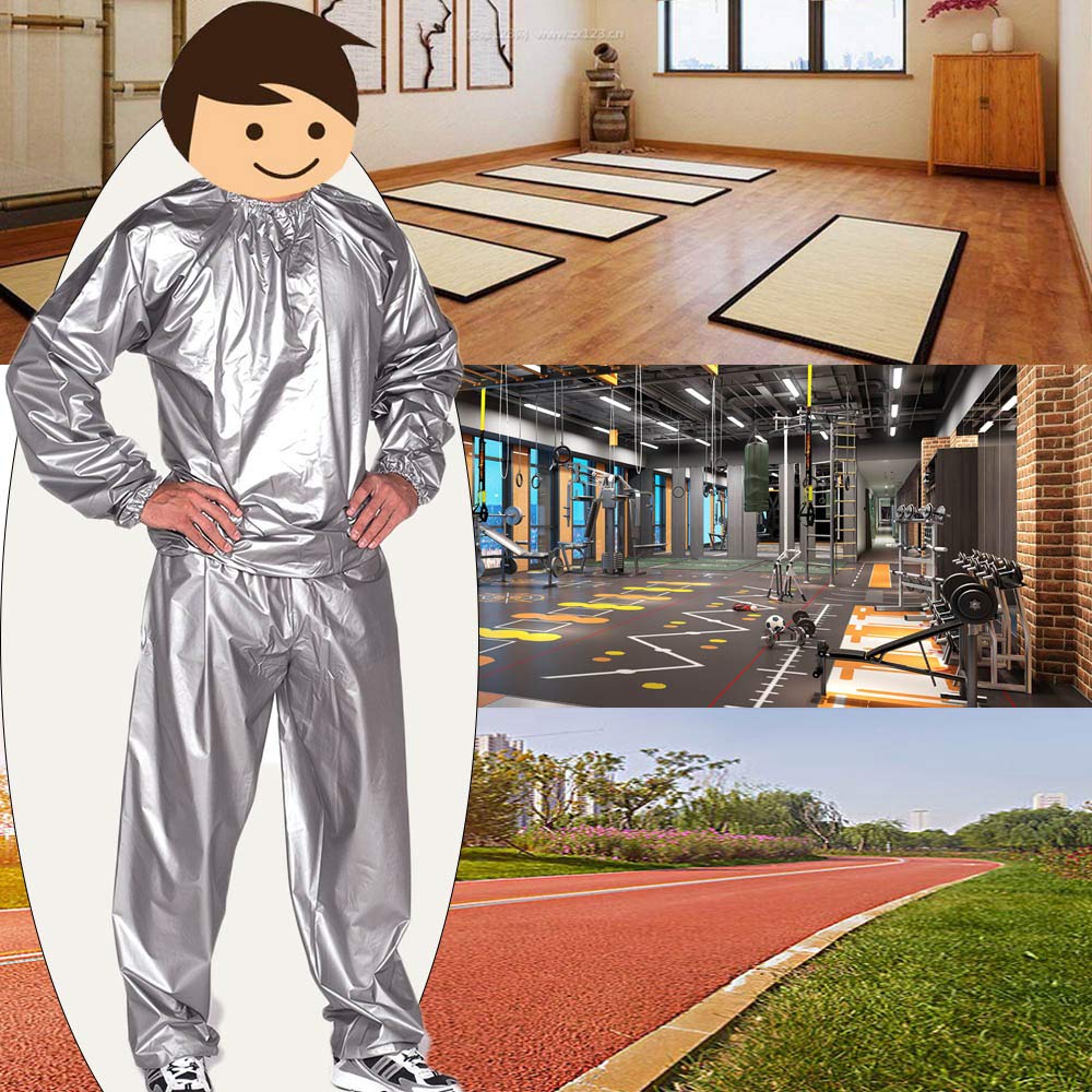 DawnBreak Sauna Sweat Suit for Women & Men - Hooded Zipper Workout Suit for Weight Loss, Fitness & Gym Training | Perfect for Home Exercise, Running & Detox