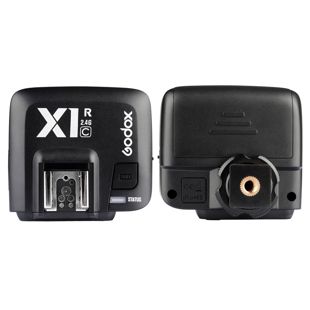 Godox X1R-C 32 Channel TTL Wireless Flash Receiver & Shutter Release for Canon EOS Cameras - 1/8000s Sync Speed, Compatible with X1T-C Transmitter - Perfect for Studio Photography, Wedding & Event Shooting