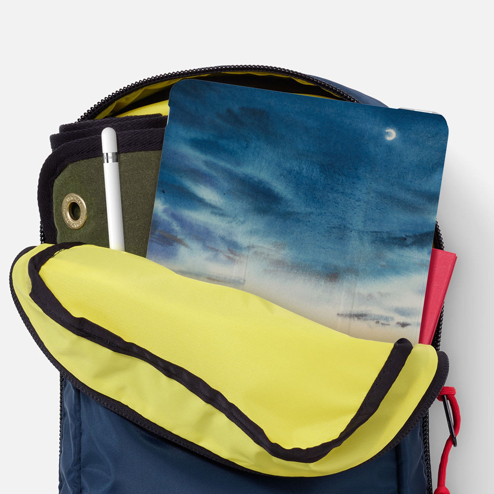 Premium iPad See-Through Case with Landscape View - Slim Protective Cover for iPad Air/Pro, Perfect for Work, Travel & Home Use