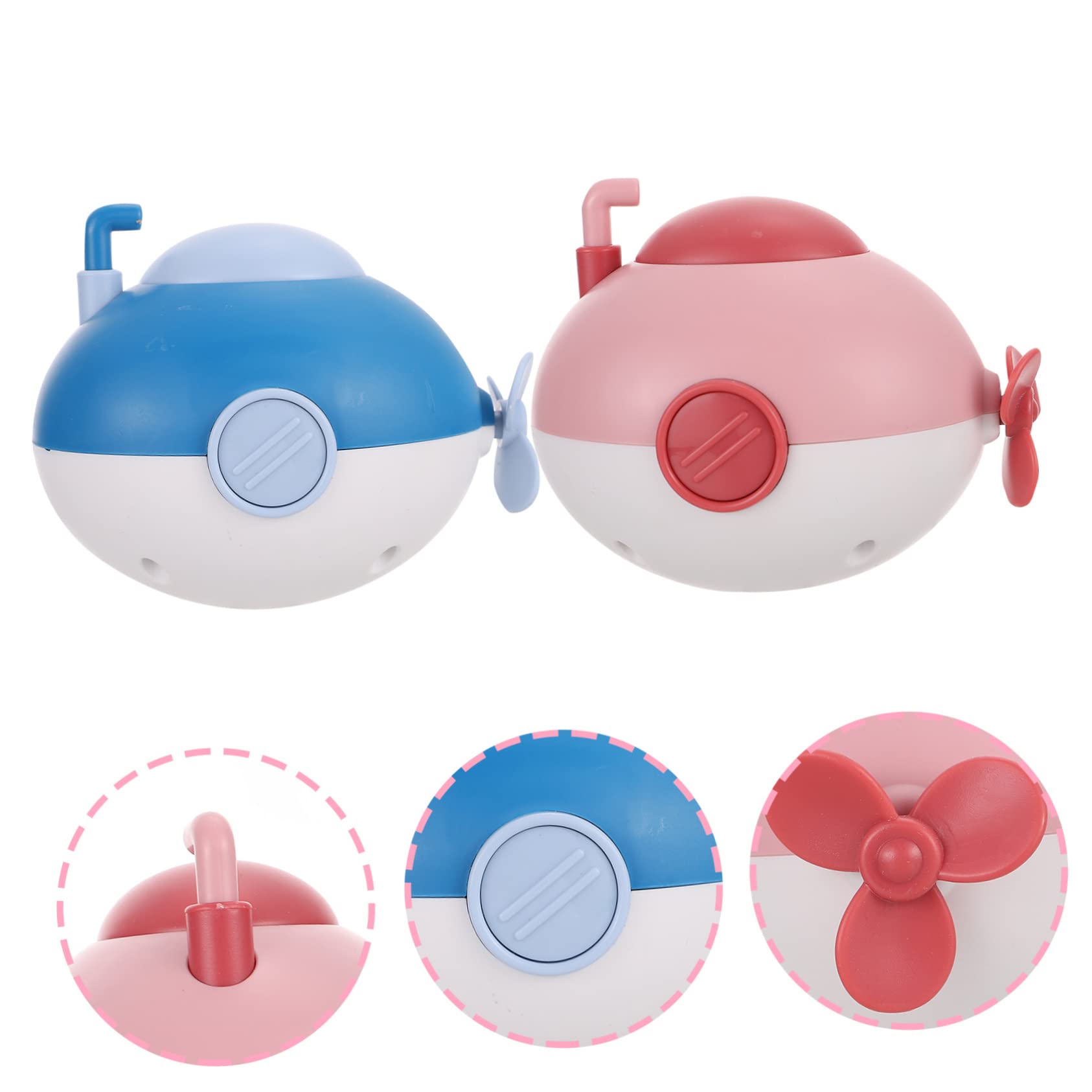 UPKOCH 4 Pack Wind Up Bath Toys for Kids - Fun Swimming Floating Bathtub Toys for Toddlers & Babies - Safe ABS Plastic Bath Time Play Set (Perfect for Pool Parties, Baby Showers & Sensory Play)