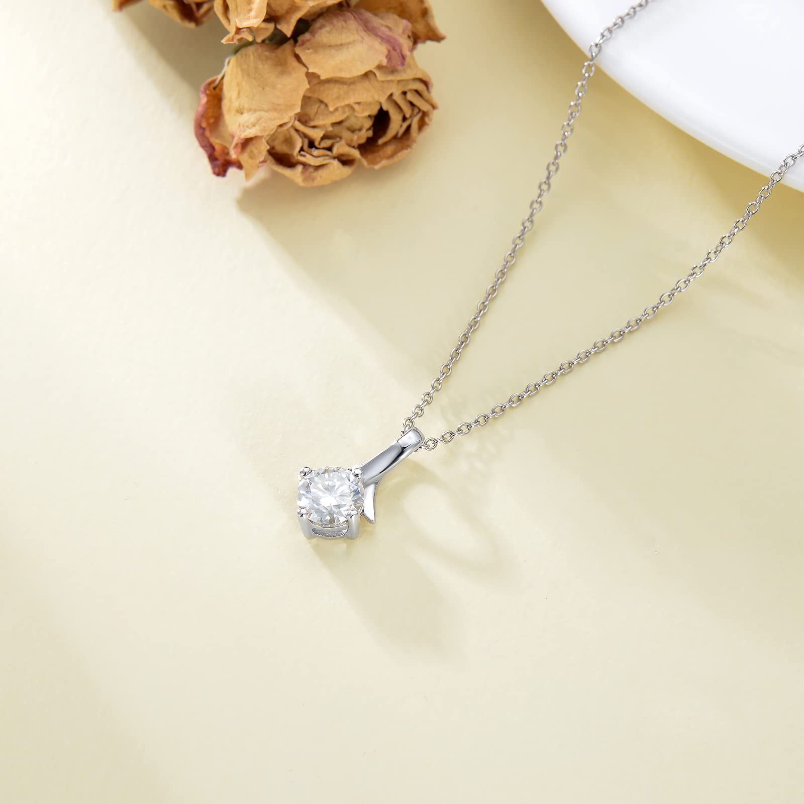 925 Sterling Silver Infinity Heart Birthstone Necklace for Women - Personalized Love Pendant with 'I Love You Always' Engraving | Romantic Anniversary, Birthday Jewelry Gift for Girlfriend, Wife & Her | Perfect for Valentine's Day, Weddings & Special Occasions