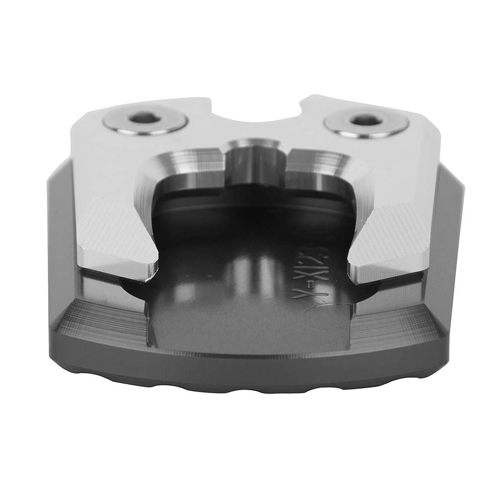 Titanium Motorcycle Kickstand Pad for Yamaha XMAX 125 250 300 - Heavy Duty Foot Side Stand Accessory for Enhanced Stability on Pavement & Grass (Perfect for Parking & Outdoor Riding)