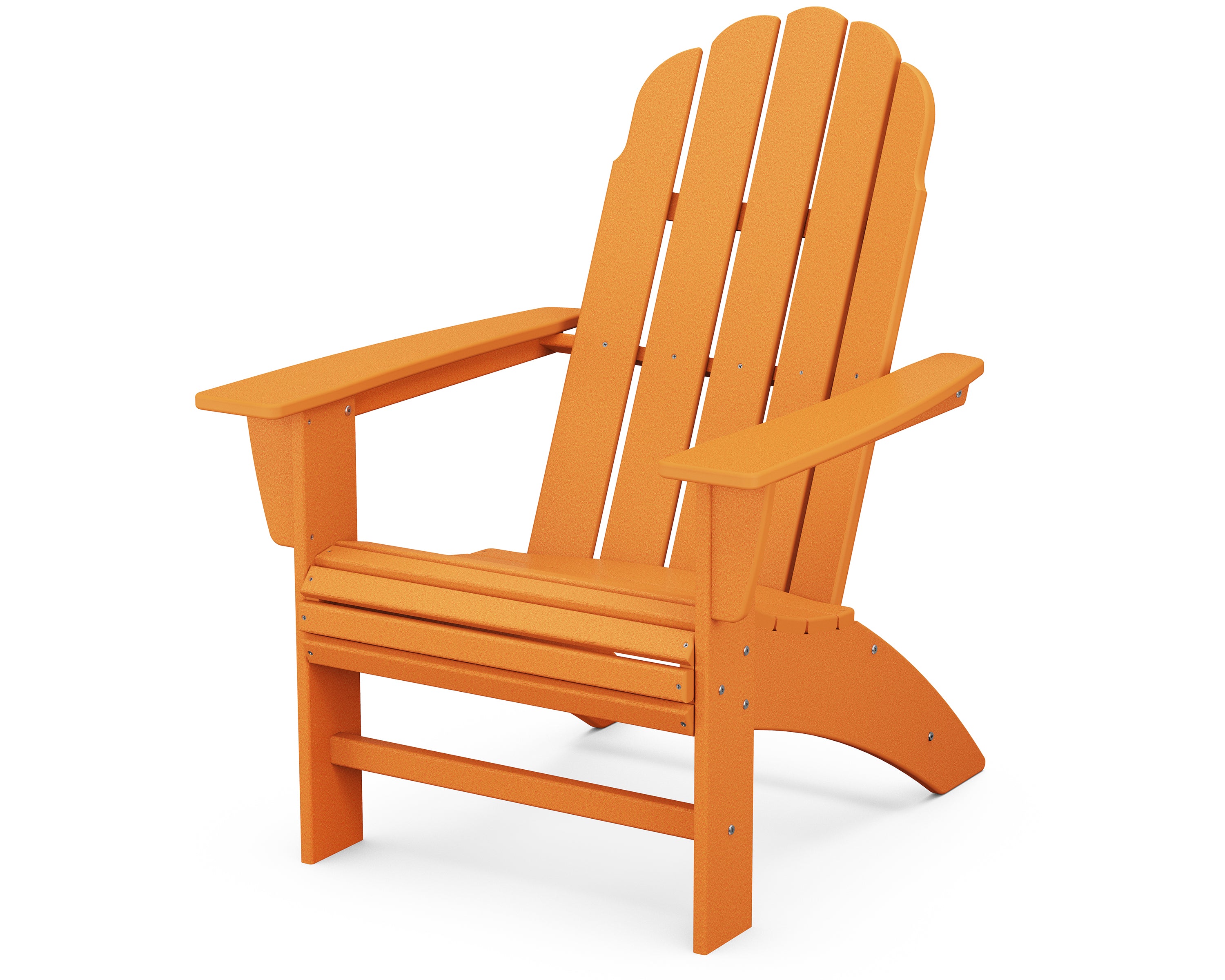 POLYWOOD Vineyard Curveback Adirondack Chair - Durable Outdoor Furniture for Patio, Poolside & Garden - Weather-Resistant Recycled Plastic Material - Perfect for Backyard Relaxation & Entertaining