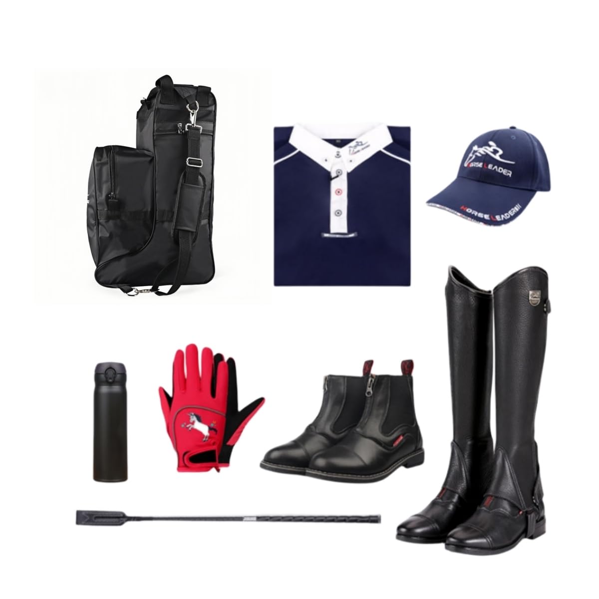 Waterproof 3-in-1 Equestrian Travel Bag for Horse Riding - Tall Boot & Helmet Carrier with Large Capacity | Perfect for English Riding Competitions, Trail Rides & Stable Storage
