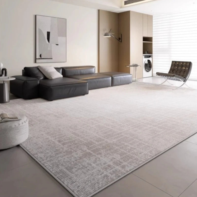 Chanel Velvet Abstract Geometric Waterproof Area Rug - Soft Non-Slip Living Room Carpet for Home Decor, Bedroom, Office