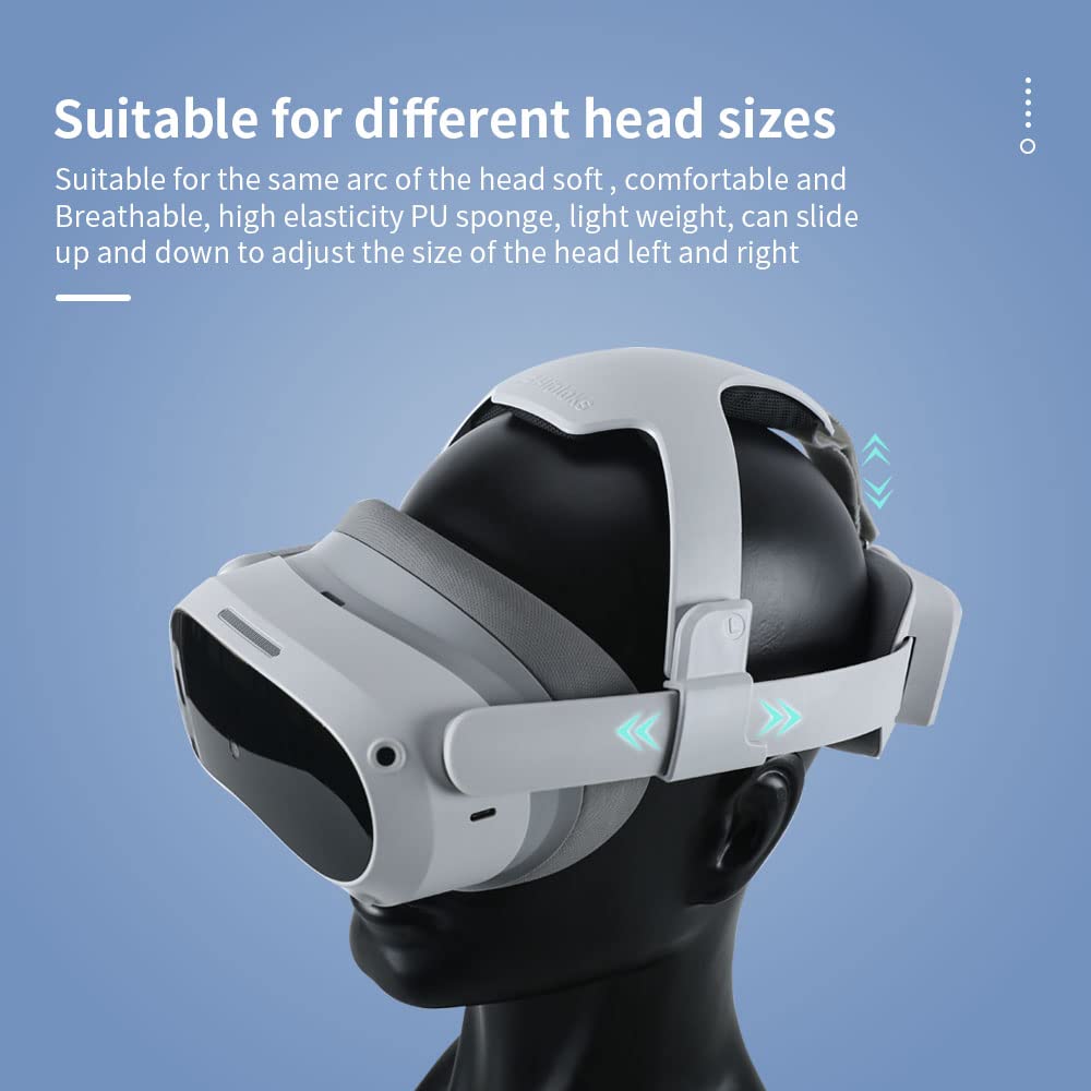 Pico4 Head Strap with High Elasticity - Comfortable & Lightweight VR Headset Accessory for Weight Reduction & Pressure Relief - Perfect for Long Gaming & VR Sessions