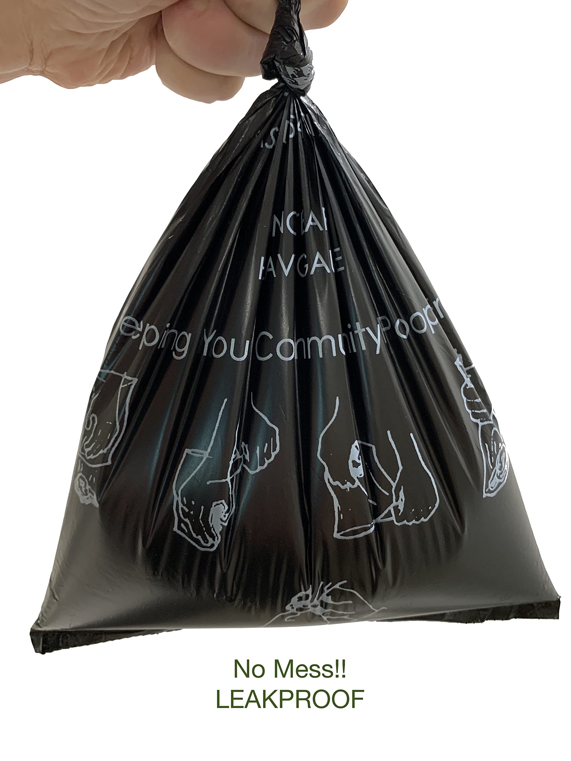 6000 Pet Waste Bags on Roll (30 Rolls x 200 Bags) - Durable Dog Poop Bags for Waste Stations | HOA, Residential & Commercial Use | Perfect for Park, Yard & Public Area Cleanup