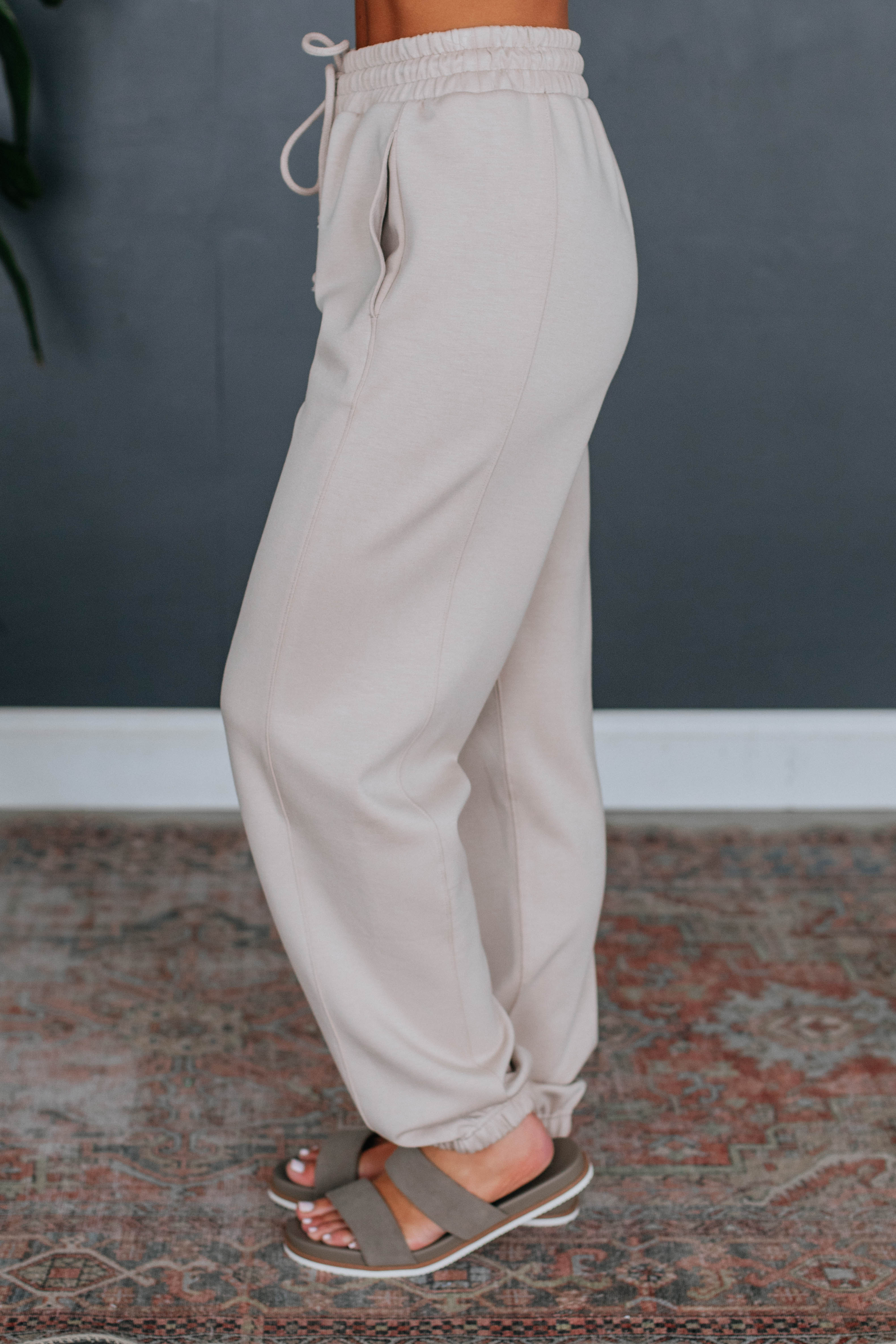Corwin Lounge Joggers for Women - Soft Natural Cotton Comfort Pants - Perfect for Yoga, Running Errands & Relaxing at Home