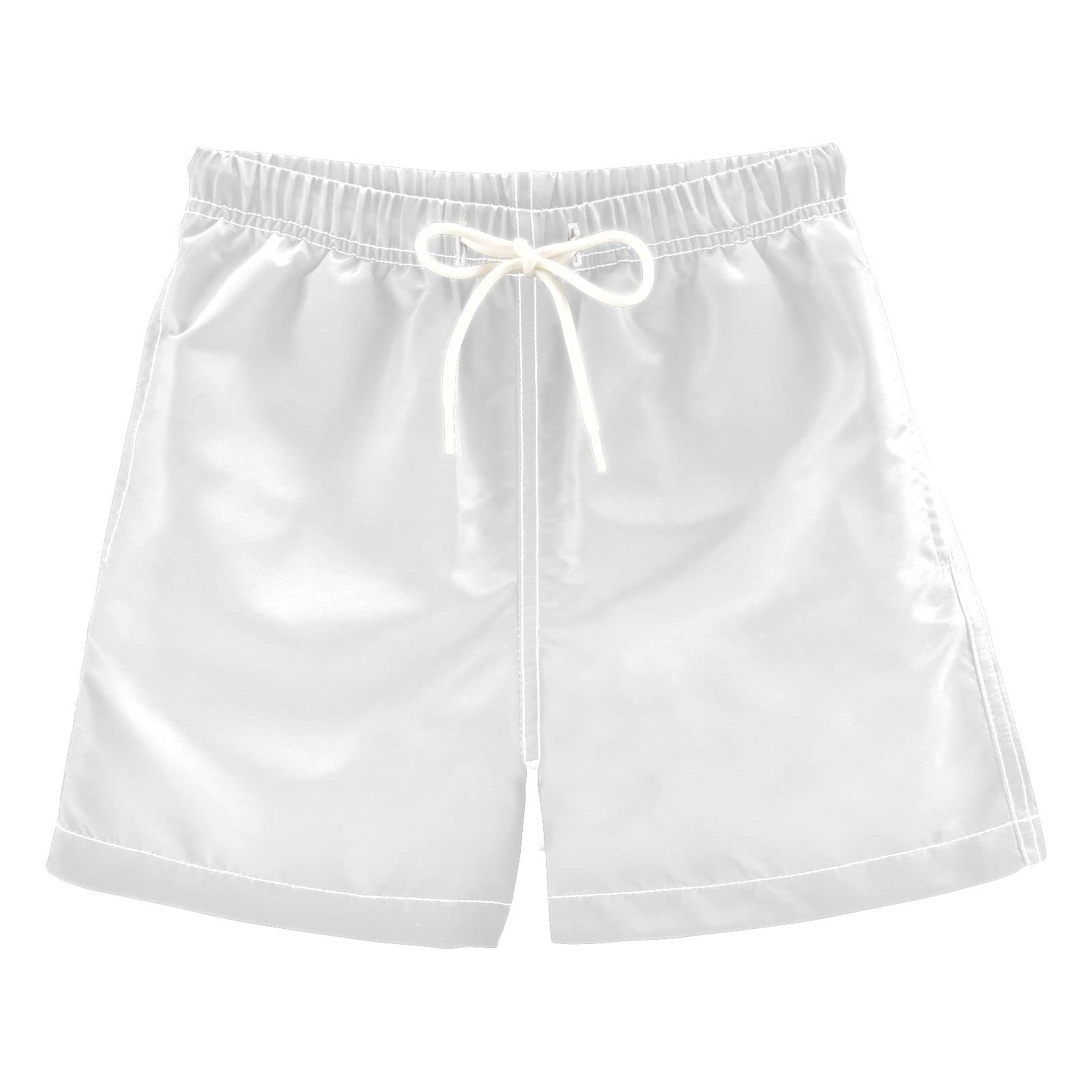 Wusikd Boys Swim Trunks - Summer Drawstring Swim Shorts for Toddler & Beach Vacations