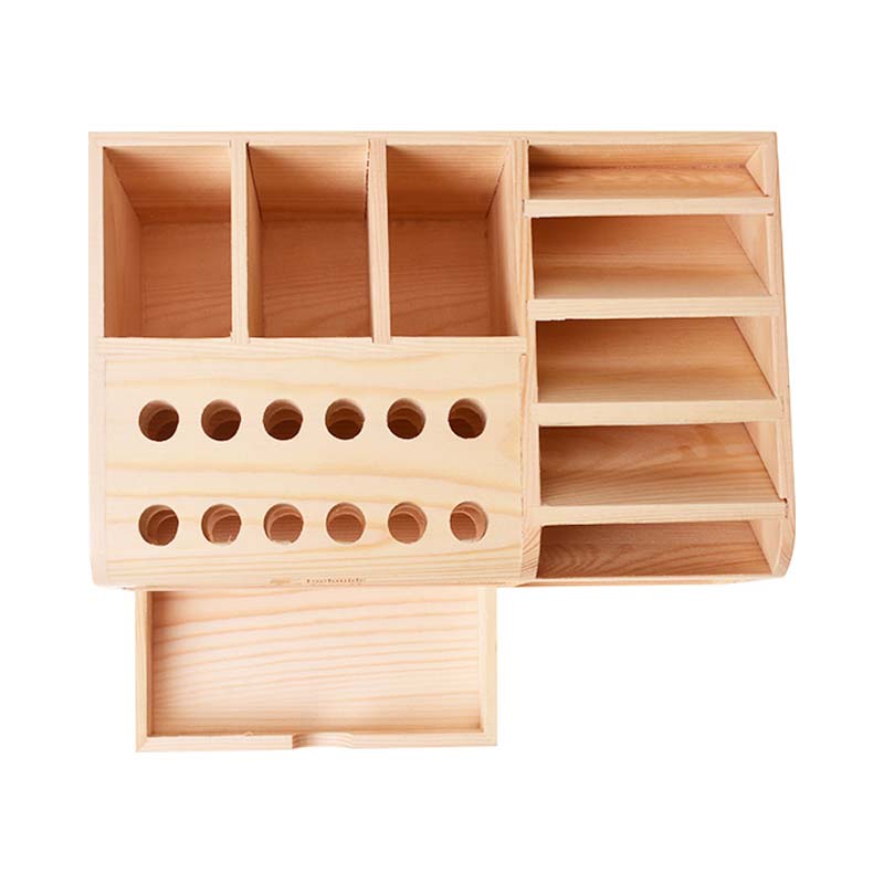 Premium Wooden Multi-Function Screwdriver Set with Storage Box - Durable Tool Organizer for Home Repair, DIY Projects & Workshop Organization
