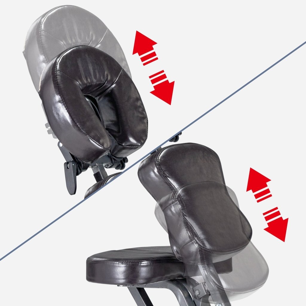 Master Massage® BEDFORD Portable Massage Chair Set - Professional Starter Massage Chair with Coffee Luster Finish | Perfect for Home, Office & Spa Relaxation