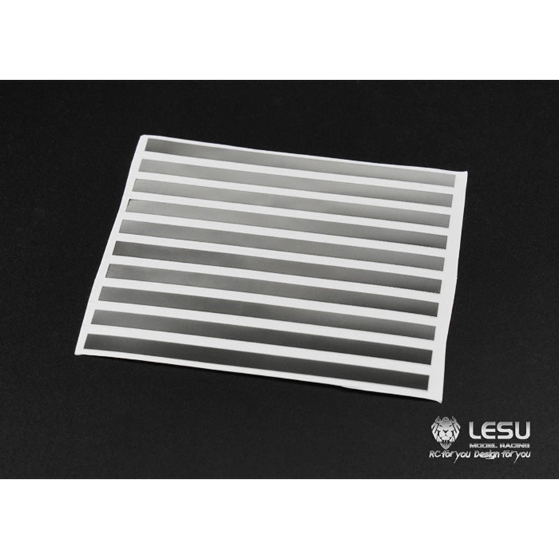 LESU 1/14 Scale Mud Guard Plate Fender Decoration - Metal Sticker for Tamiiya DIY RC Tractor Truck Model Car - Perfect for Customizing & Protecting Your RC Vehicle Off-Road Adventures