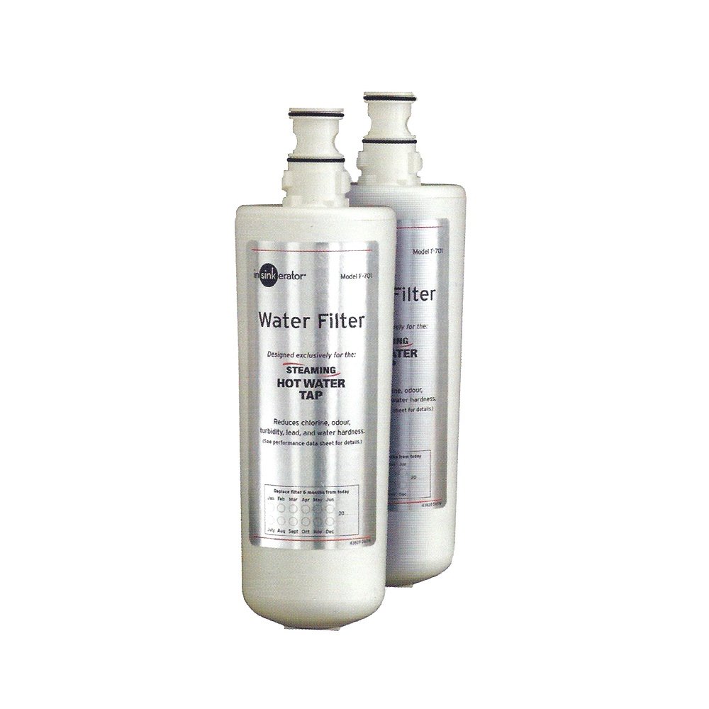InSinkErator 43961 F-701 Premium Water Filtration System - White Under Sink Water Filter for Clean Drinking Water | Perfect for Kitchen, Office & RV Use