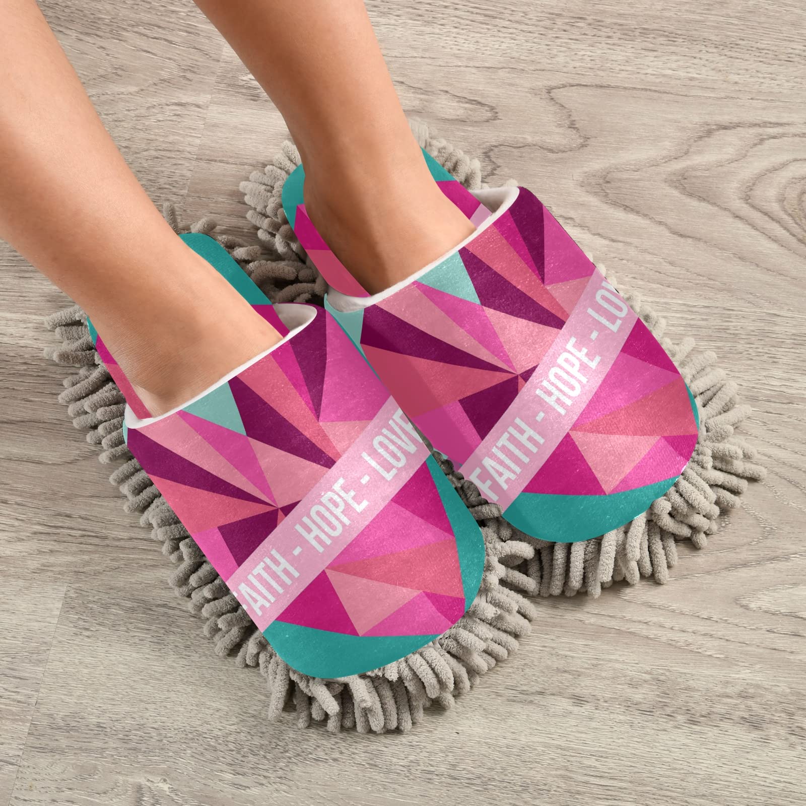 Best Unisex Mop Slippers for Home Cleaning - Soft & Absorbent Spa Dusting Slippers (Size M-L) - Perfect for Housework, Pet Hair Removal & Quick Floor Cleaning