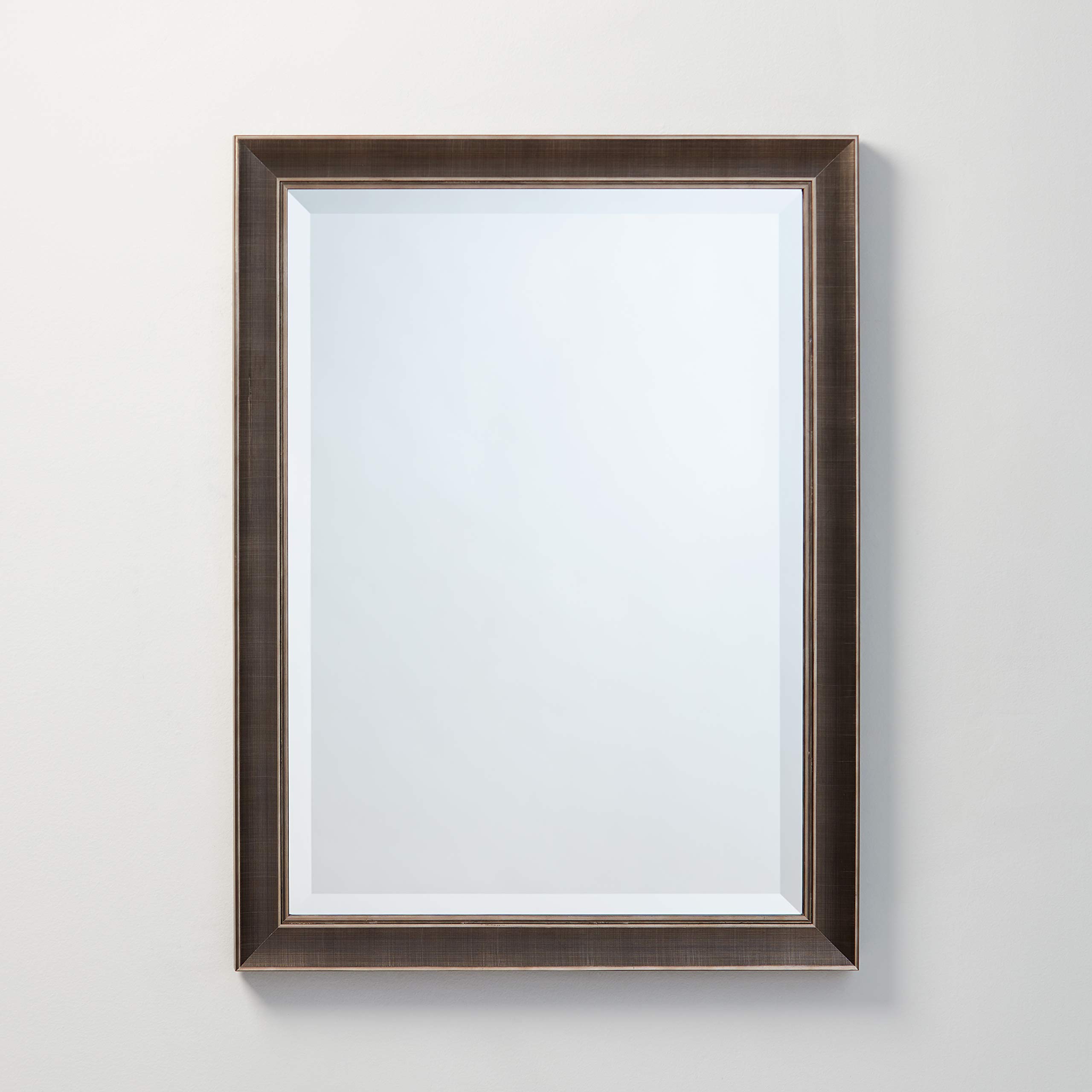 Premium Oil-Rubbed Bronze Framed Rectangle Wall Mirror - 23.5