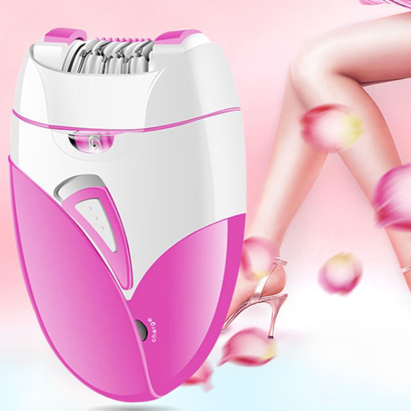 Bikini Trimmer for Women - Cordless USB Rechargeable Electric Hair Clipper with 2 Speed Settings & Guards - Gentle Body & Face Shaver for Ladies | Perfect for Travel, Gym & Personal Grooming