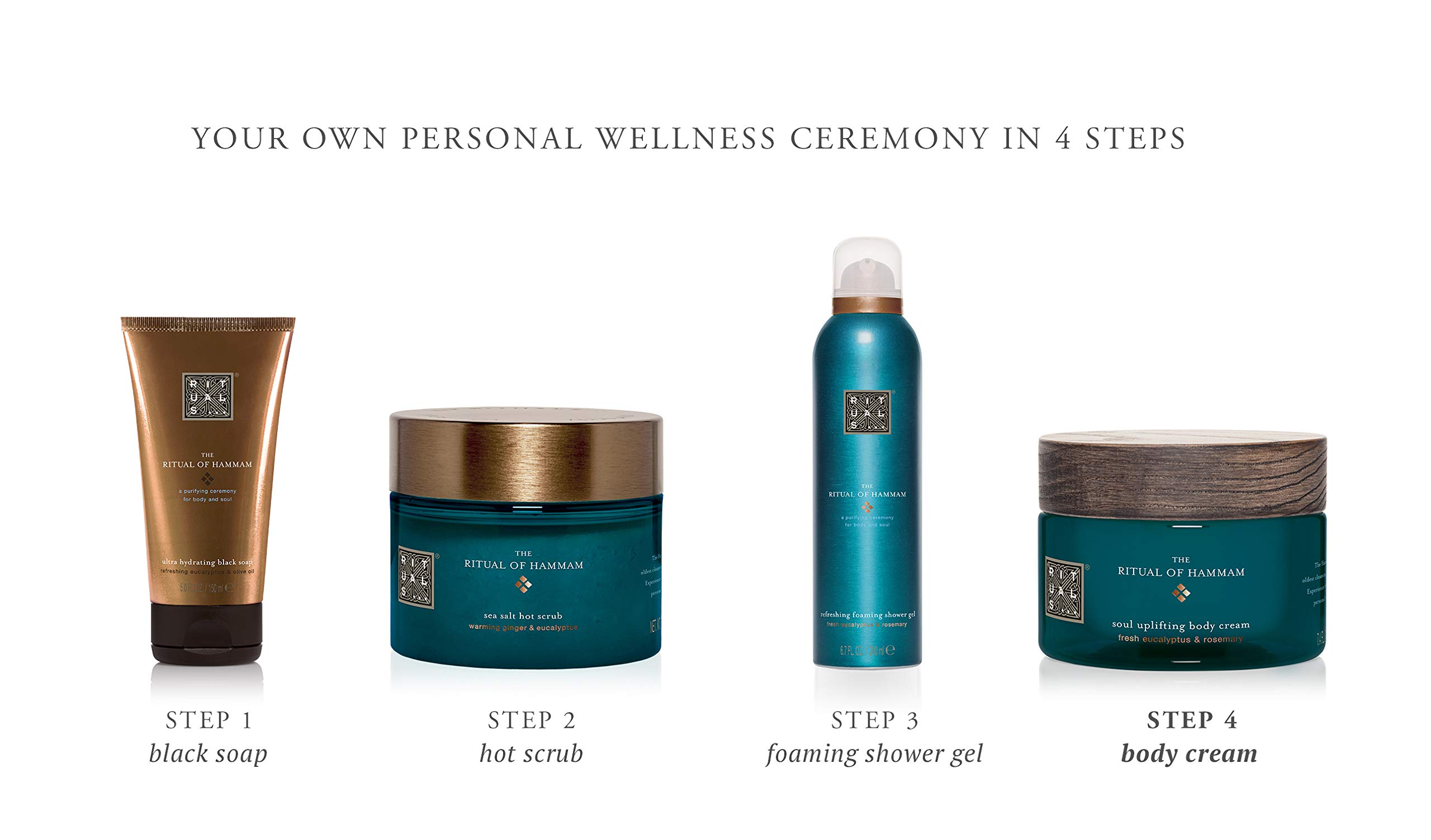 RITUALS The Ritual of Hammam Body Cream - 220ml | Hydrating & Nourishing Moisturizer for Dry Skin | Perfect for Spa Day & Relaxation at Home