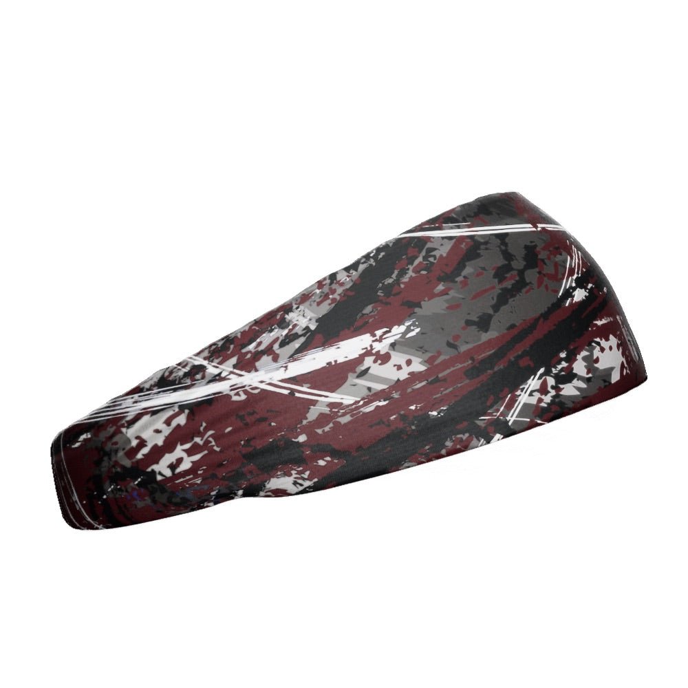 Wicked Maroon Headband for Women - Stretchy Comfortable Yoga Headband - Perfect for Workouts, Running, and Sports