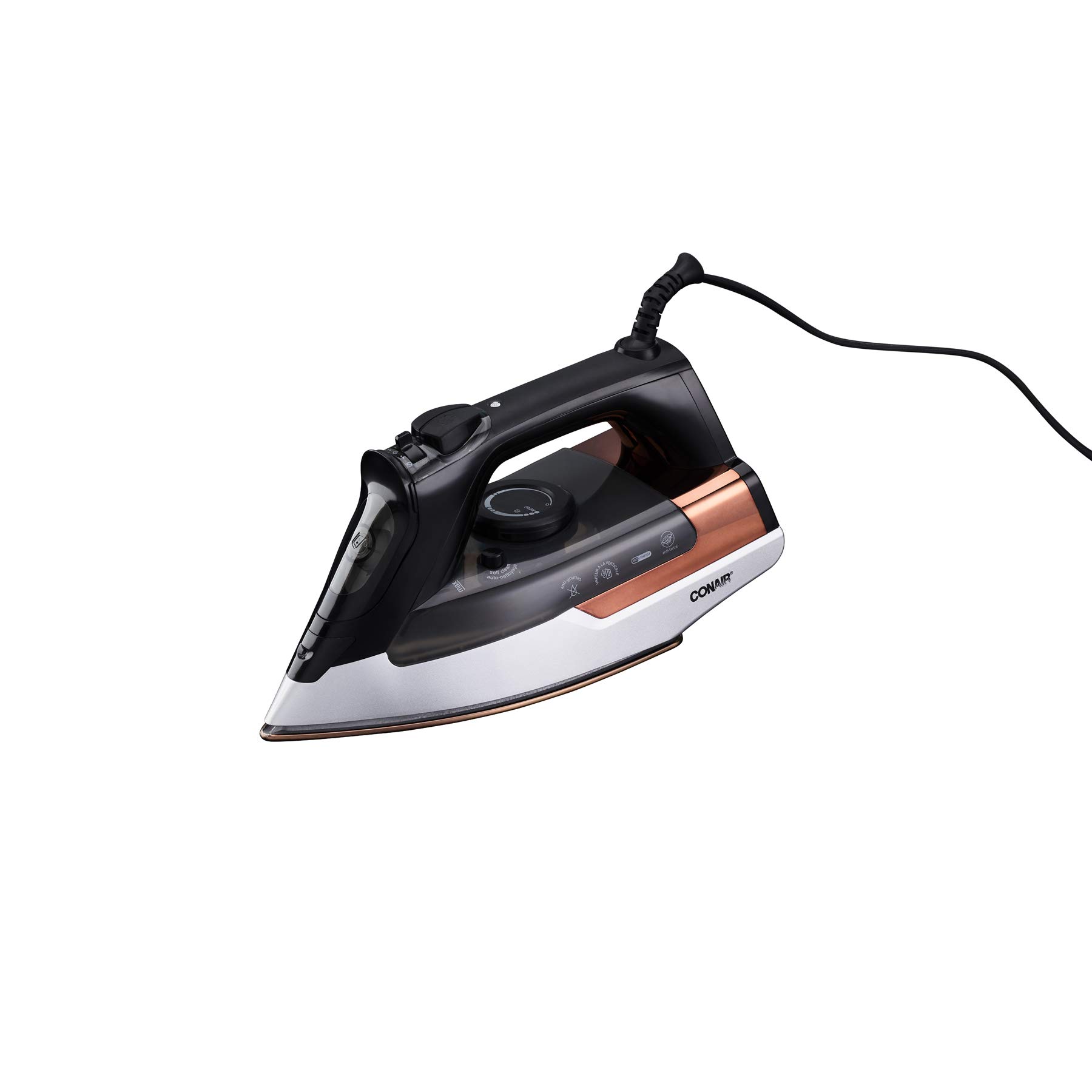 Conair ExtremeSteam 1875 Watt Professional Steam Iron for Clothes - Powerful Garment Steamer for Home & Travel, Perfect for Wrinkles Removal on Shirts, Dresses & Suits