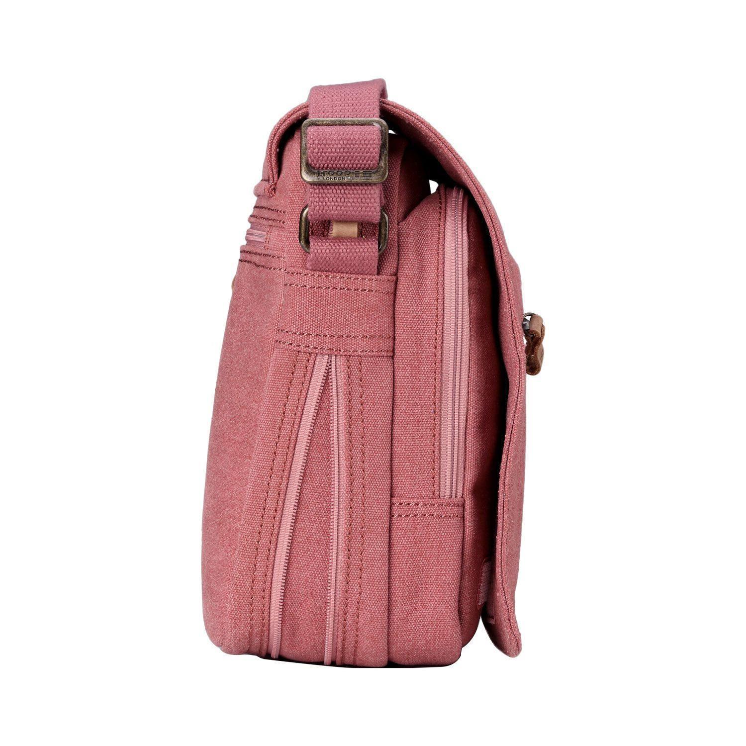 Troop London Classic Canvas Crossbody Bag for Men & Women - Stylish & Durable Shoulder Bag for Travel, Work & Everyday Use
