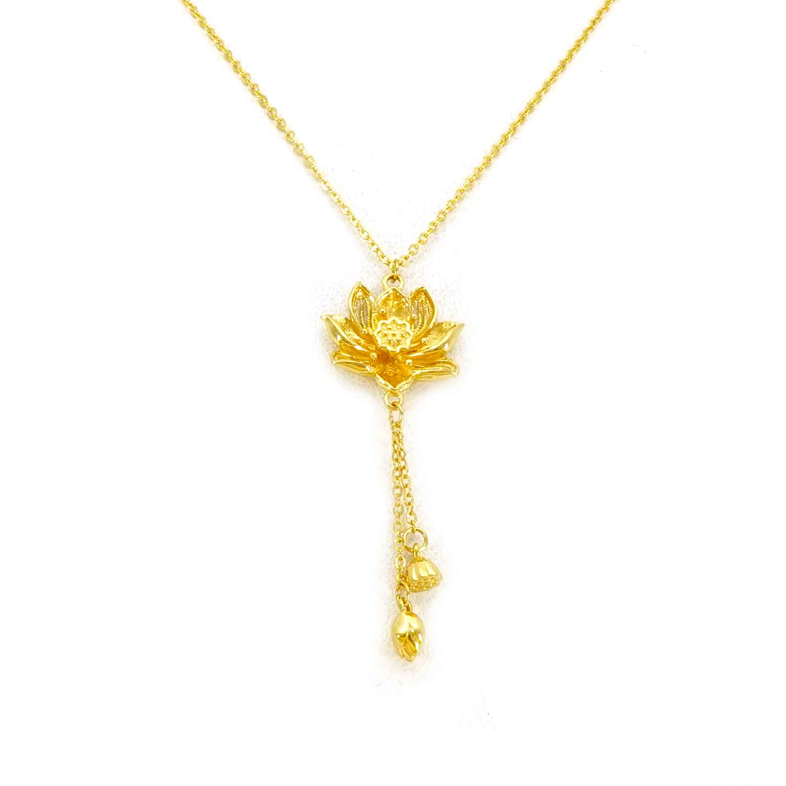 24K Gold Necklace for Women - Elegant & Luxurious Real Gold Jewelry Gift for Her - Perfect for Weddings, Anniversaries & Special Occasions