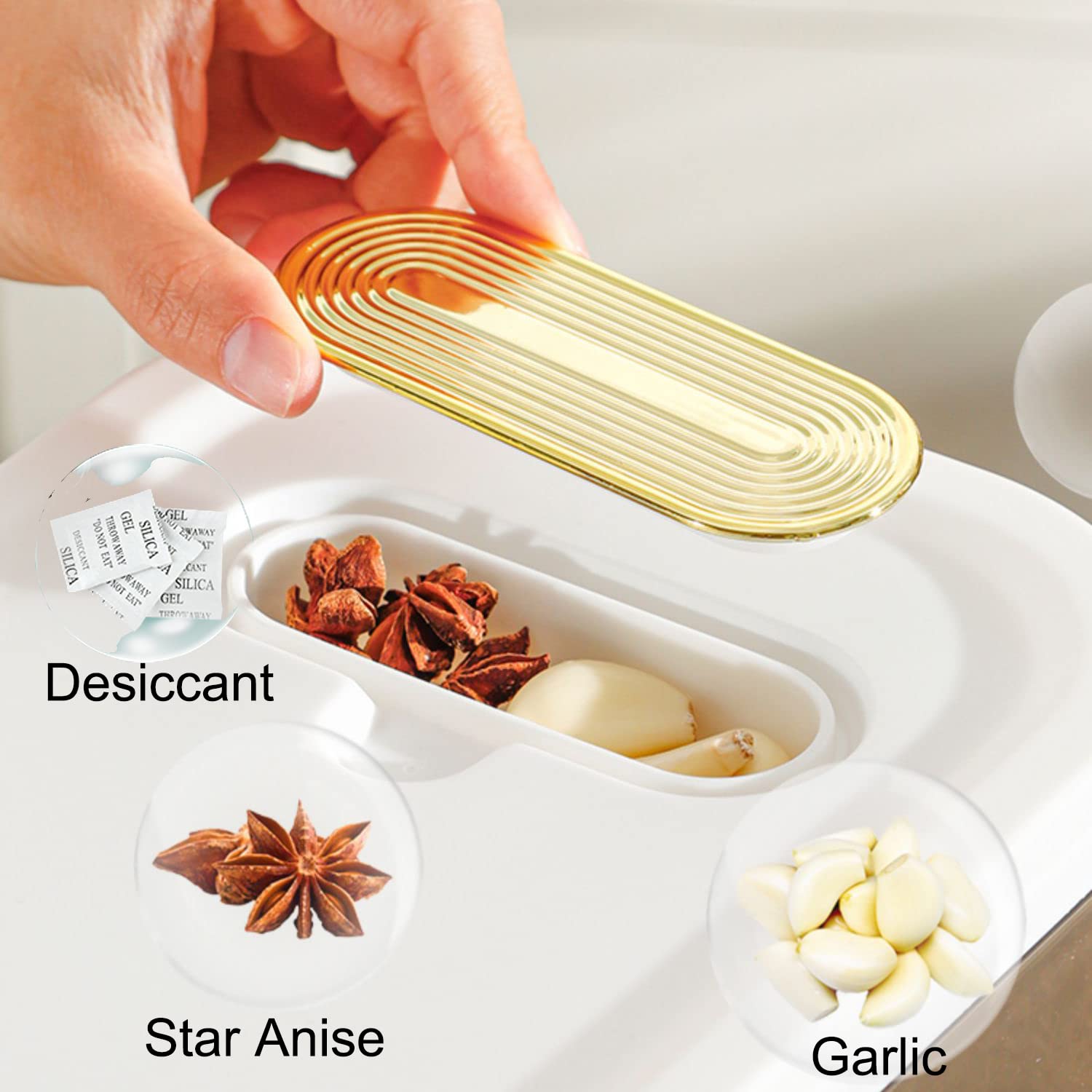 Sooyee 11Lbs Clear Rice Dispenser with Measuring Cup - Airtight Food Storage Container for Kitchen Pantry Organization - Perfect for Rice, Grains, Cereal, Beans, Pasta & Dry Food Storage - Ideal for Home, Restaurant & Bulk Food Storage