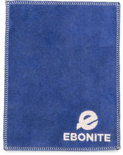 Premium Ebonite Leather Bowling Shammy Pad - Blue | High-Performance Grip & Ball Cleaning | Perfect for Pro Bowlers & League Play