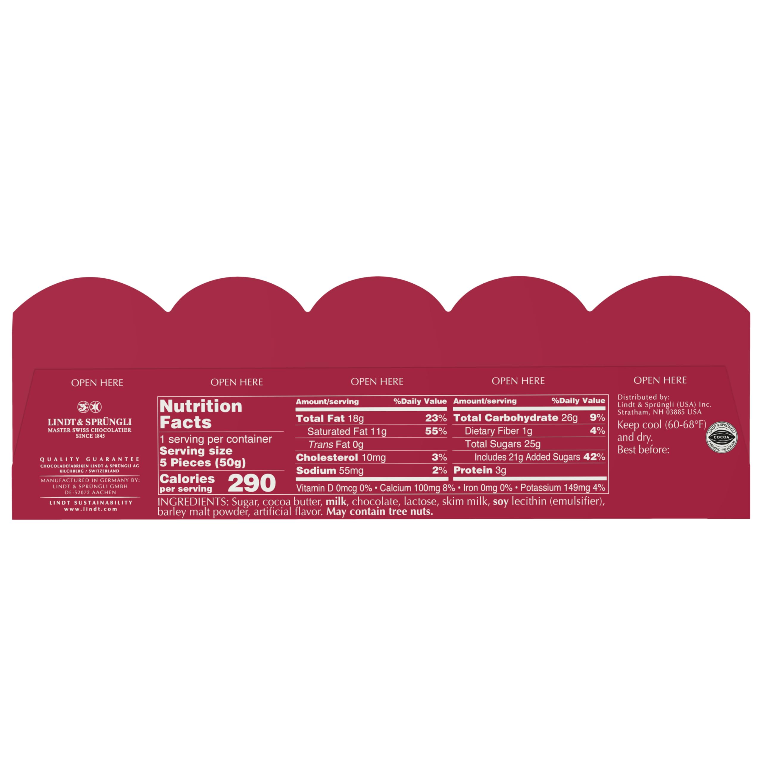 Lindt Mini TEDDY Bear Milk Chocolate Candy, 1.7 oz. 5-Pack - Delicious Swiss Chocolate for Gifts, Parties & Holiday Treats | Perfect for Easter Baskets, Stocking Stuffers & Office Snacks