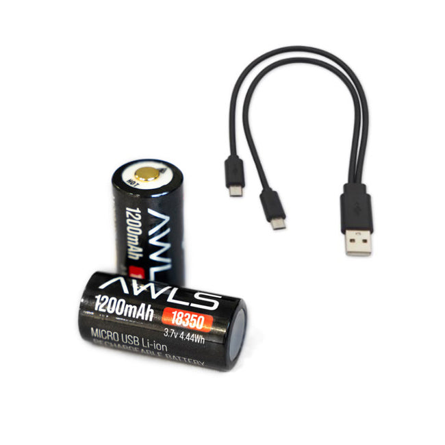 HRT AWLS USB Rechargeable Batteries - Long Lasting Power for Cameras, Gaming Controllers & Electronics | Eco-Friendly & Fast Charging