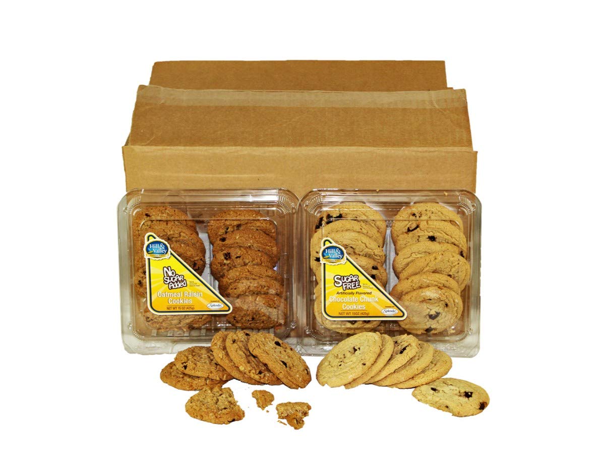 Premium Hill and Valley Assorted Cookies - 15oz Pack (8 Pack Case) - Perfect for Office Snacks, Party Treats & Gift Baskets