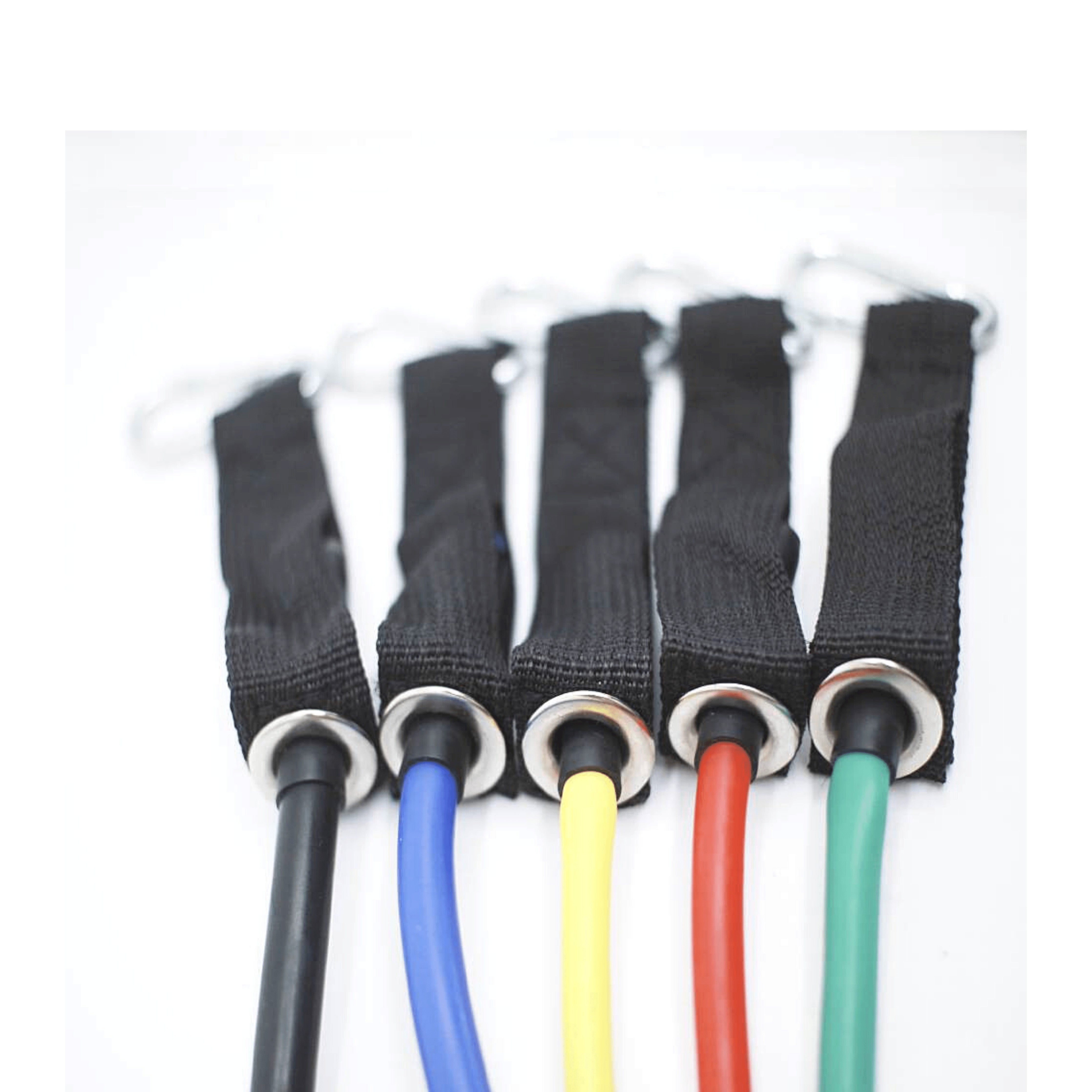 Premium Resistance Bands with Handles - Set of 5 for Strength Training, Home Workouts, Physical Therapy & Fitness Exercises | Ideal for Men & Women | Perfect for Gym, Yoga, Pilates & Rehabilitation