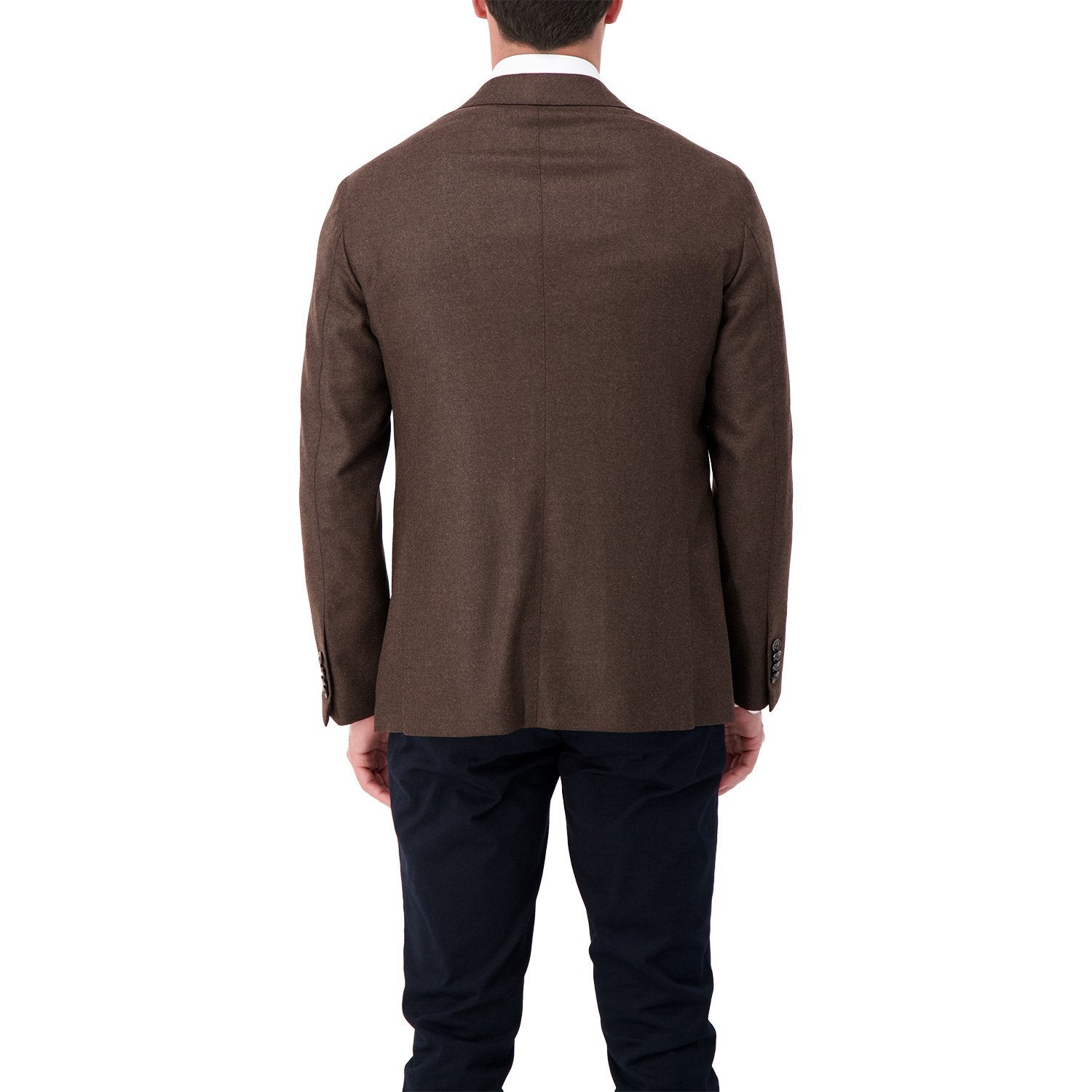 Barba Napoli Brown Jimmy Blazer for Men | Premium Wool Blend Formal Jacket | Business & Wedding Attire | Office & Special Occasion Wear
