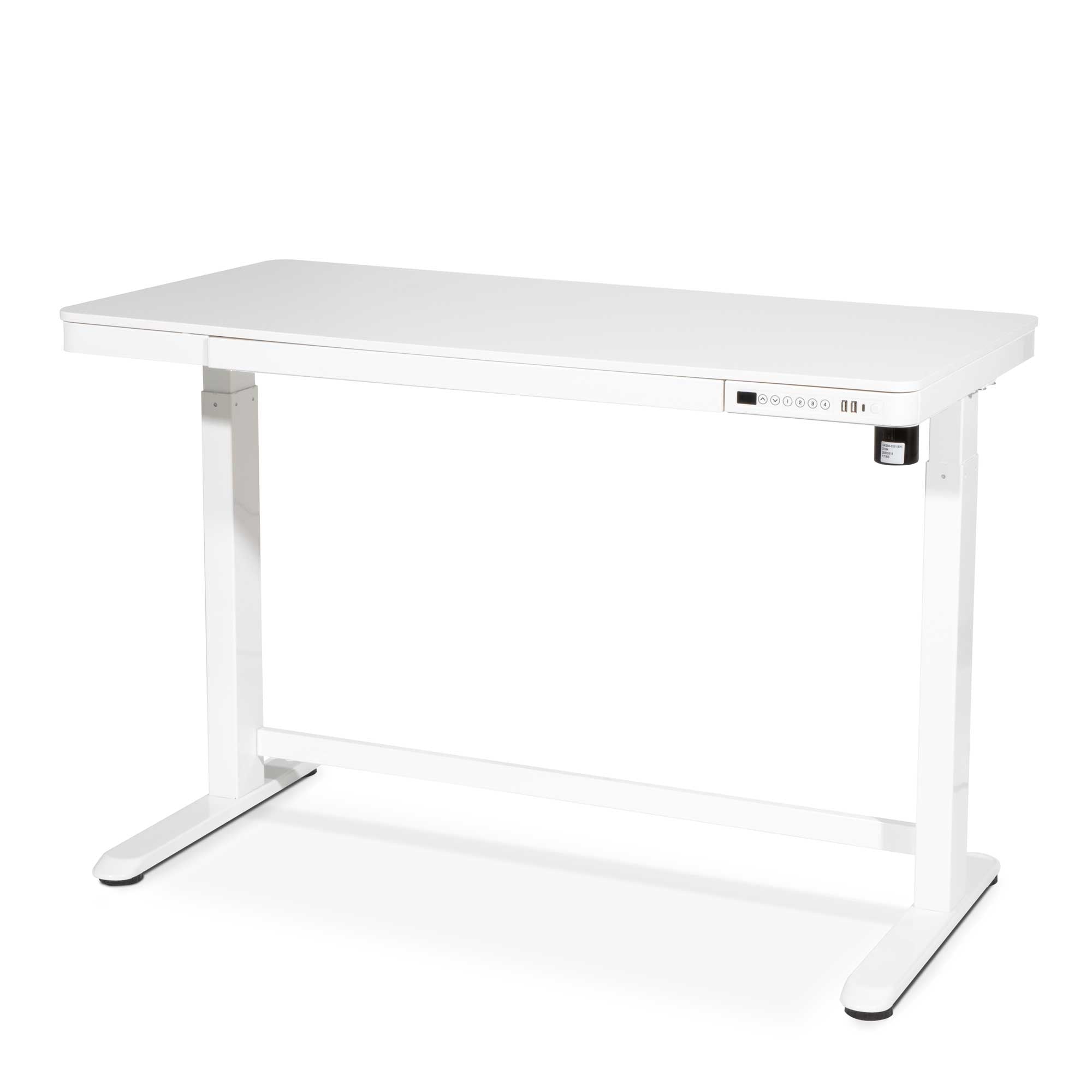 Electric Height Adjustable Sit Stand Desk with USB Ports - 47.2