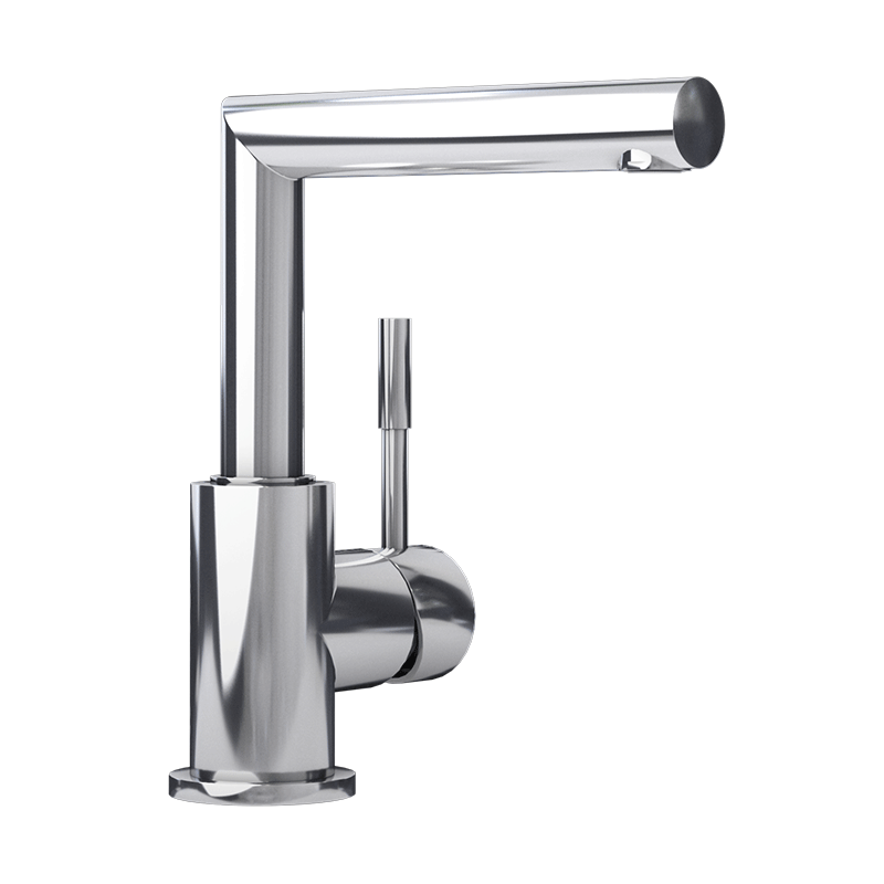 Rubi Billie Single Handle Bathroom Sink Faucet in Chrome Finish - Perfect for Modern Home, Hotel, and Restaurant Washbasins