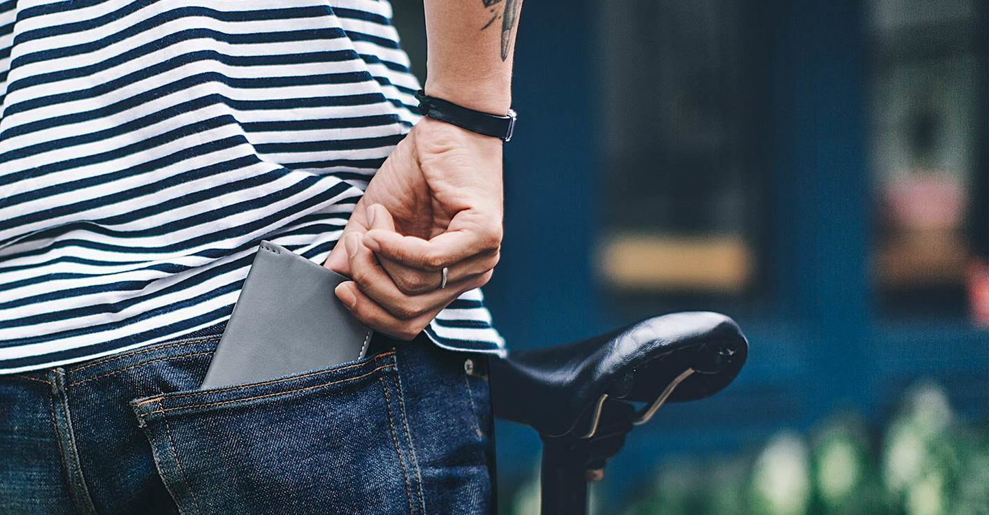 Bellroy Slim Sleeve Wallet - Ultra Thin Minimalist RFID Blocking Leather Wallet for Men - Perfect for Everyday Carry, Travel & Business Use