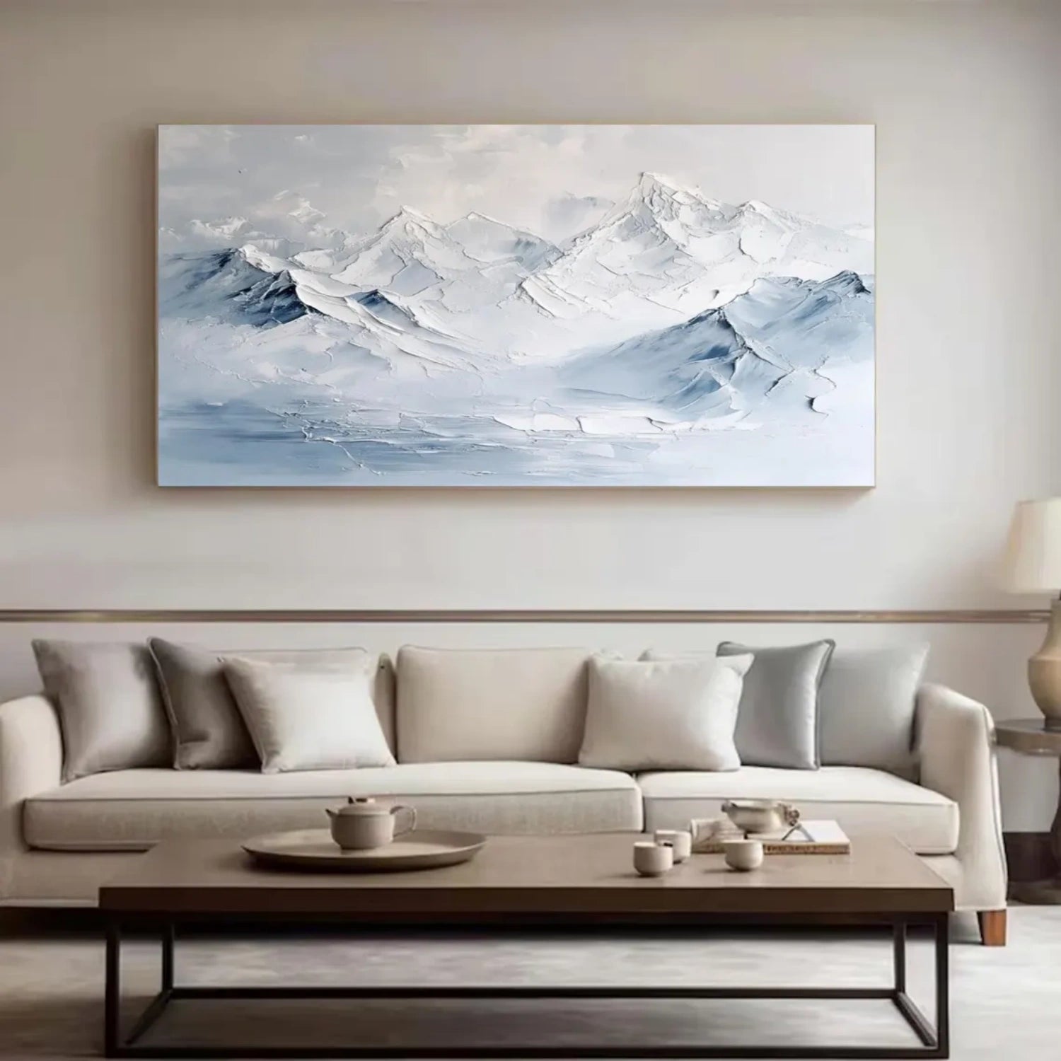 Minimalist Textured Plaster Art Painting - Modern Abstract Wall Decor for Living Room, Bedroom & Office | #MM310