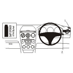 ClicOn No Holes Right Hand Dash Mount for Mazda 6 (2002-2007) - Perfect for GPS, Phone & Dash Cam Installation - Secure & Damage-Free Car Accessory