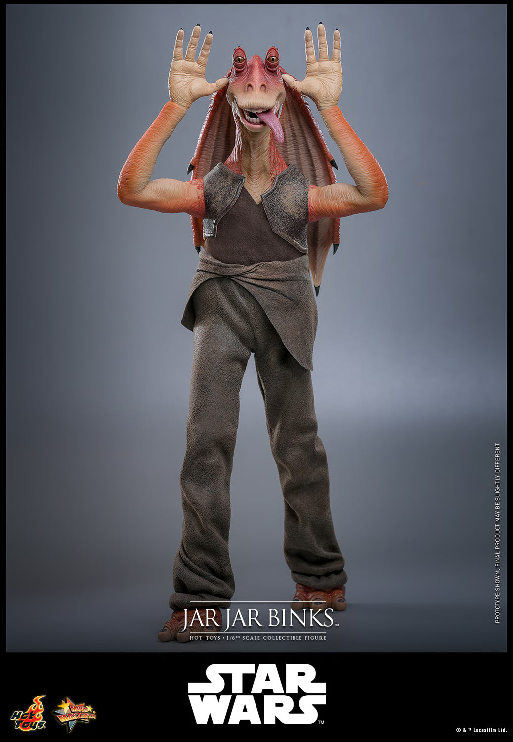 Hot Toys Star Wars Episode I The Phantom Menace Jar Jar Binks 1/6 Scale 12