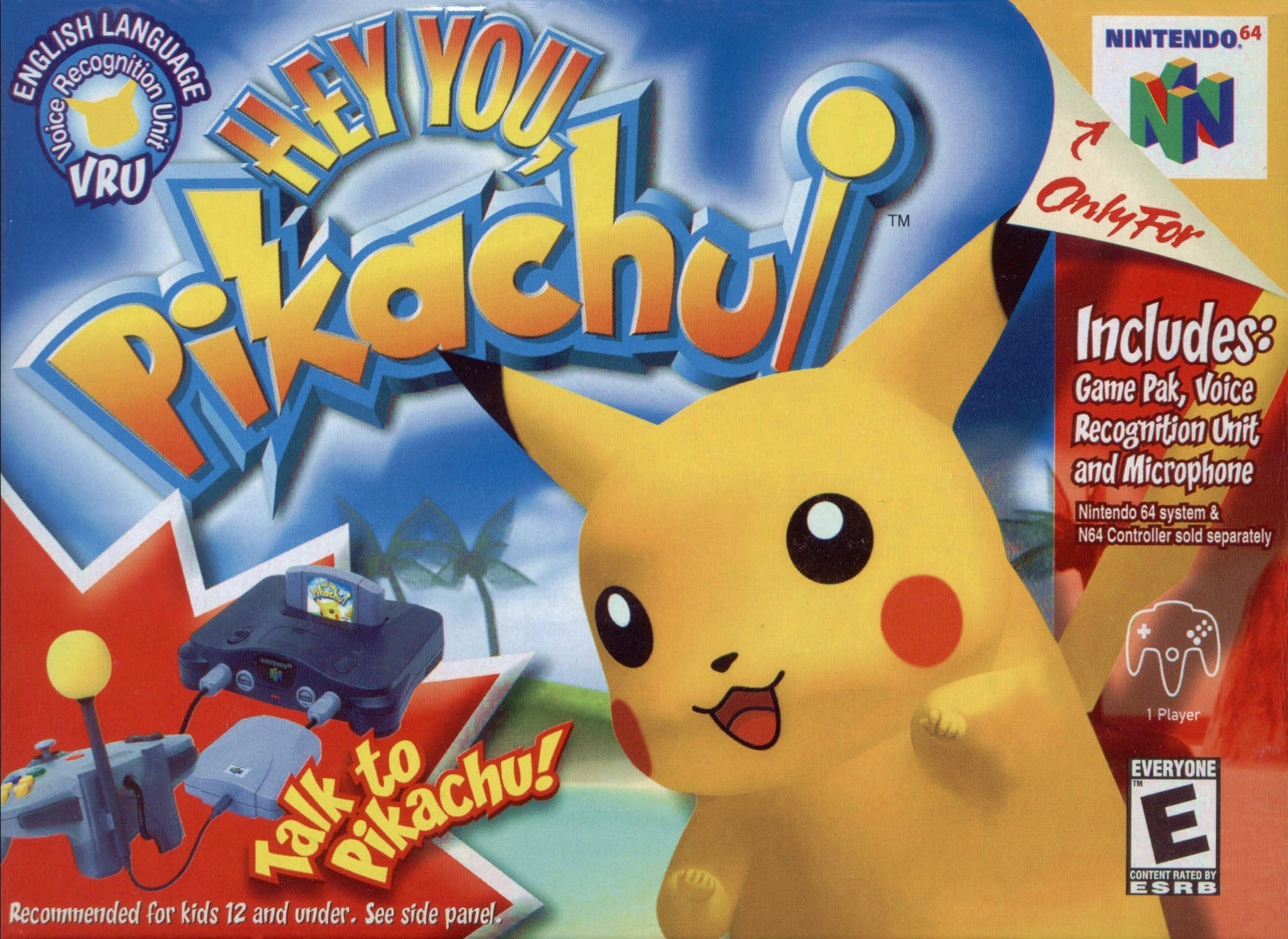 Hey You, Pikachu! - Nintendo 64 Classic Video Game - Fun Pokemon Adventure for Kids & Collectors - Perfect for Family Game Nights & Retro Gaming Enthusiasts