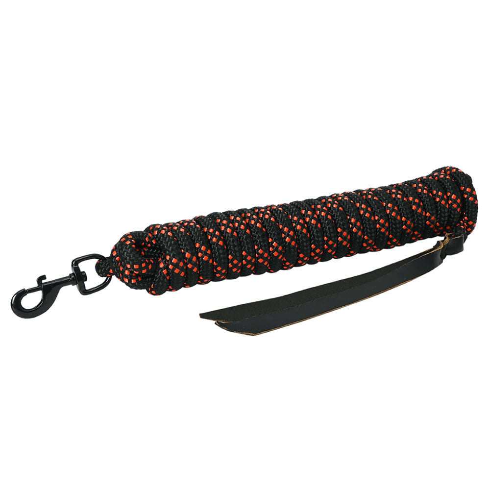 25 ft. Adjustable Western Horse Nylon Rope with Latigo Ends - Perfect for Trail Riding, Ranch Work & Horse Training