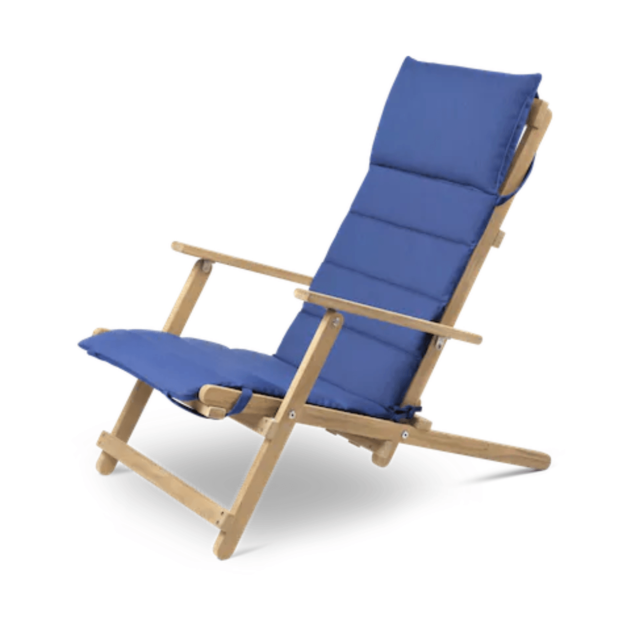 Premium B&M Deck Chair - Folding Outdoor Lounge Chair for Patio, Poolside & Beach - Comfortable & Portable Sunbathing Chair for Relaxing in Backyard, Garden or Vacation