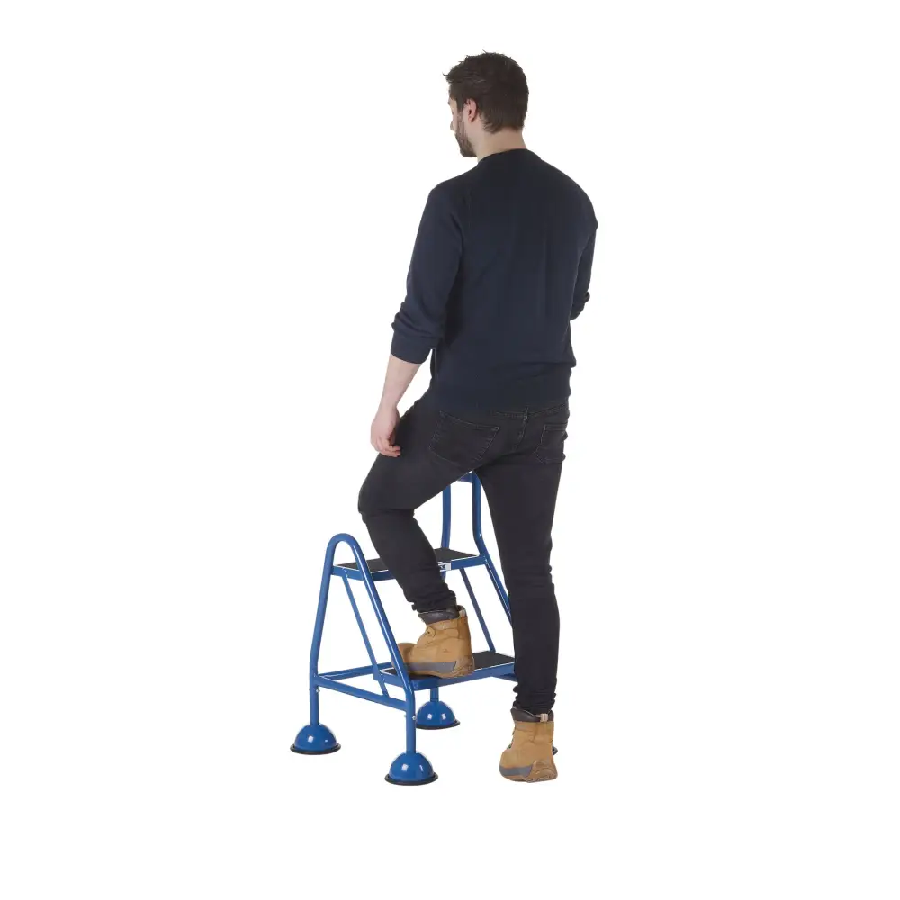 Climb It UK Domed Feet Handy Steps - Portable Lightweight Ladder for Home, Garage, and Outdoor Use