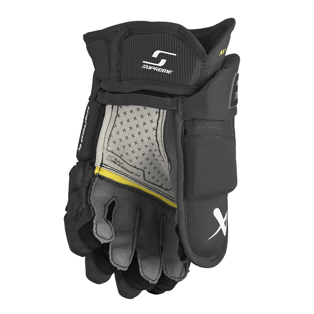 Bauer Supreme Mach Junior Hockey Gloves - Youth Ice Hockey Gloves for Performance & Protection - Perfect for Games, Practices & Training