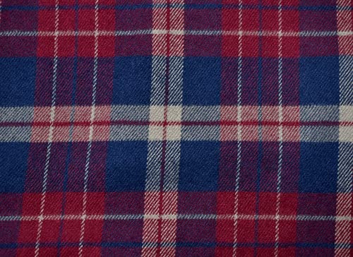 Maroon Navy Plaid