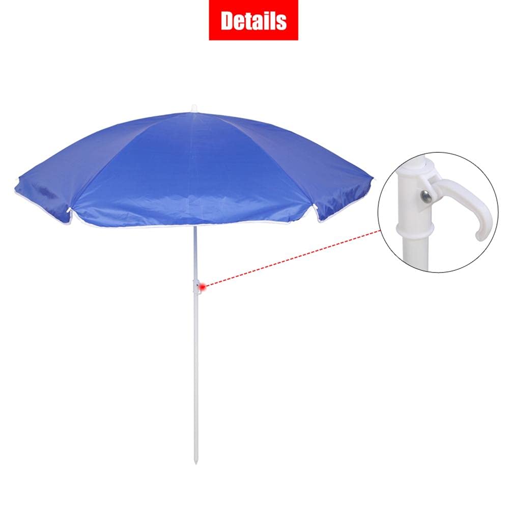 **2-Person Double Folding Picnic Chairs with Removable Umbrella, Mini Table & Beverage Holder - Portable Camping, Beach, Garden, Patio & Outdoor Chairs - Includes Carrying Bag (Blue)**    **Usage Scenarios:** Perfect for camping trips, beach outings, picnics, backyard relaxation, fishing, and outdoor events.
